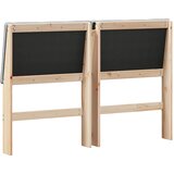  Tapecirani uzglavlje Svijetlo siva 150 cm Čvrsto borovo drvo | shoptok.hr