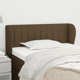  Uzglavlje s ušima tamnosmeđe 83x23x78/88 cm od tkanine | shoptok.hr