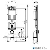  Vodokotlić ugradni 320 mm TECEBASE H=112cm | Eponuda.ba