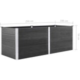  Posuda za sadnju 250 x 100 x 54 cm WPC siva | shoptok.hr