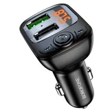 transmiter Bluetooth sa USB punjaćem BOROFONE BC41 Eminency QC3.0 Car TF card playback black