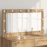 vidaXL ogledalo za toalet Hrast Drvo i staklo 100 x 55 cm | shoptok.hr