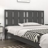 Maison Chic posteljno vzglavje - vzglavna omarica - nočna omarica sivo 165,5x4x100 cm trdna borovina, (21705011) | Shoptok.si