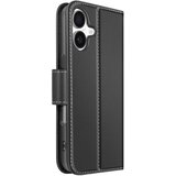 AVIZAR Denarnica etui za iPhone 17 iz premium usnja s funkcijo stojala, Črna, (5000190278) | Shoptok.si