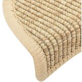  Samoljepljivi otirači za stepenice 15 kom 56x17x3 cm svjetlobež | shoptok.hr