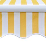  Sklopiva motorizirana tenda 600 cm žuto-bijela | Eponuda.ba
