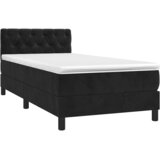  box spring s madracem LED crni 80 x 200 cm baršunasti | shoptok.hr