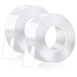 INF 2 paketa nano trakov, dvostransko lepilo brez sledi 3m transparent 300 x 3 x 0,2 cm, (21237329) Cene