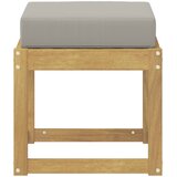  Vanjska stolica klupa s jastukom Bijela 43 x 43 x 45 cm | Eponuda.com