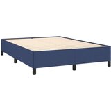  Box spring postelja z vzmetnico modra 140x200 cm blago, (20893630) | Shoptok.si