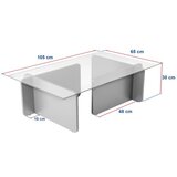 Hanah home Klubska mizica Varin (Oreh) | Shoptok.si