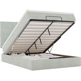  Otomanski krevet s madracima i LED 140x190 cm baršunasti | shoptok.hr