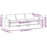 vidaXL Trosed moder 180 cm žamet | Shoptok.si