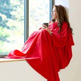 Odeja Deka s rukavima Snug-Rug - crvena Cijene