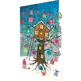 Božićne čestitke u setu od 5 kom Treehouse -