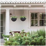 Keter Hanging Sphere viseća tegla za cvijeće 8,6 L – Ø 35 × 22 cm, imitacija ratana, smeđa | shoptok.hr