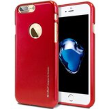  Gumijasti / gel etui Mercury i-Jelly Metal Case za Apple iPhone 7 Plus / iPhone 8 Plus (5.5") - rdeči Cene