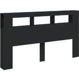  Uzglavlje crno 180x18 5x103 5 cm konstruirano drvo | shoptok.hr