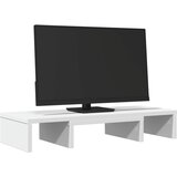  Stalak za monitor podesivi bijeli 60 x 24 x 10,5 cm drveni | shoptok.hr