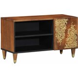 TV ormar Medeno smeđa 80 x 33 x 46 cm Čvrsto drvo manga | shoptok.hr