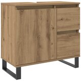  Kupaonski ormarić za umivaonik boja hrasta 65x33x60 cm drveni | shoptok.hr