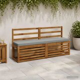  Jastučić za klupu - 1 dio VUGHT 100% poliester Siva - Siva (poliester) 140 x 30 cm 1 | shoptok.hr