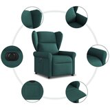  Električni naslonjač od tkanine tamnozeleni | shoptok.hr