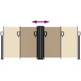  Uvlačiva bočna tenda 100 x 600 cm bež | shoptok.hr