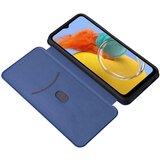 INORCO Za Samsung Galaxy M14 5G ovitek za telefon TPU+PU usnjeno stojalo, etui za telefon s teksturo ogljikovih vlaken z režo za kartice, (22036967) | Shoptok.si