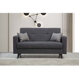 Atelier Del Sofa Dvosed na razvlačenje Polya, 151x86x75 cm, Tamnosivi | Eponuda.ba