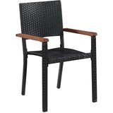  5-dijelni vrtni blagovaonski set crni | shoptok.hr