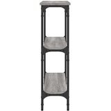  Konzolni stol siva boja hrasta 75x22 5x75 cm konstruirano drvo | shoptok.hr