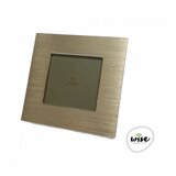 Wise prekidač za zvono - aluminijumski panel krem | ePonuda.com
