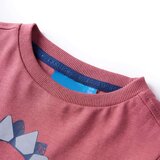  Dječja majica dugih rukava tamnocrvena 128 | shoptok.hr