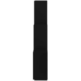  Kockaste zidne police crne 78 x 15 x 93 cm konstruirano drvo | shoptok.hr