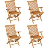  5-dijelni vrtni blagovaonski set od masivne tikovine | shoptok.hr