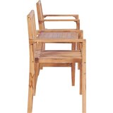  3-dijelni bistro set od masivne tikovine | Eponuda.com