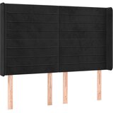  box spring s madracem LED crni 140x200 cm baršun | shoptok.hr