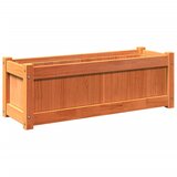 Maison Chic Vrtno cvetlično korito - Cvetlični Lonec voščeno rjavo 90x31x31 cm trdna borovina, (21789434) Cene
