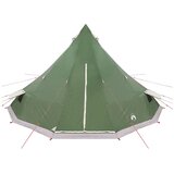 Tipi šator s krovom s pohranom Zelena 560 x 560 x 300 cm taft | shoptok.hr