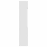 Ormarić za pohranu bijeli 70 x 42,5 x 225 cm konstruirano drvo | shoptok.hr
