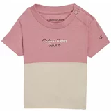 Calvin Klein Jeans Kratka majica za dojenčka roza barva