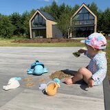 Woopie green 2u1 set za pijesak i kadu blue turtle 8 kom. biorazgradiv organski materijal | shoptok.hr