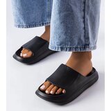  Black rubber flip-flops Labrecque Cene