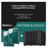 Synology nas bundle DS923+ sa preinstaliranim 2 x 4TB HAT3300-4T u