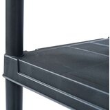  Stalci za pohranu 5 kom crni 60 x 30 x 138 cm plastični - 60 x 30 x 138 cm 1 5 | shoptok.hr