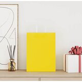  Papirnate vrećice 50 kom s ručkama žute 26x12x35 cm | shoptok.hr