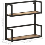  Zidna polica 60 x 20 x 60 cm od grubog drva manga | Eponuda.com