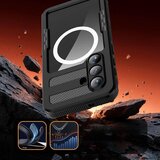 ShellBox Mars maska za Samsung S26 vodootporna s metalnim prstenom - crna | Shoptok.si