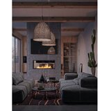  InFire - Ugrađeni BIO kamin 48,5x123,5 cm 6kW crna | Eponuda.com